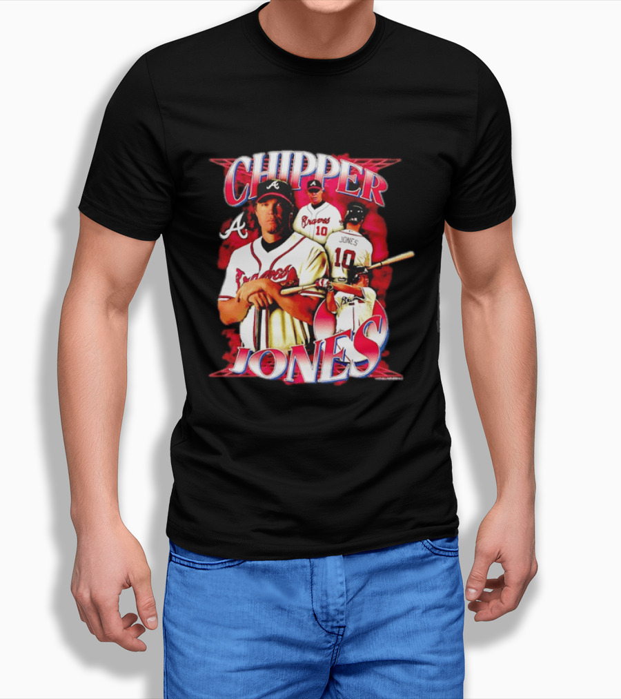 Chipper Jones Atlanta Braves Number 10 MLB Legend T-Shirt