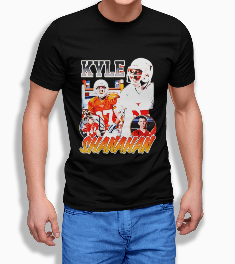 Kyle Shanahan Texas Longhorns Football Legend Player Number 17 T-Shirt