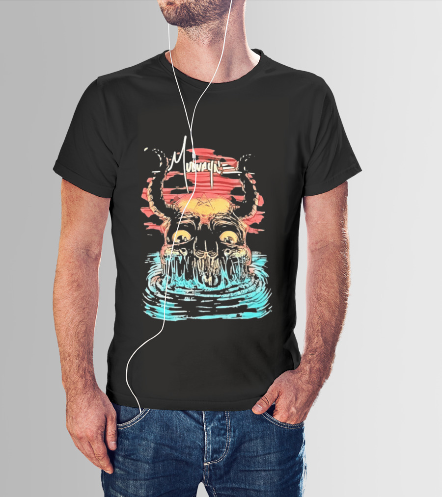 Mudvayne Skull Horns Water Heavy Metal T-Shirt