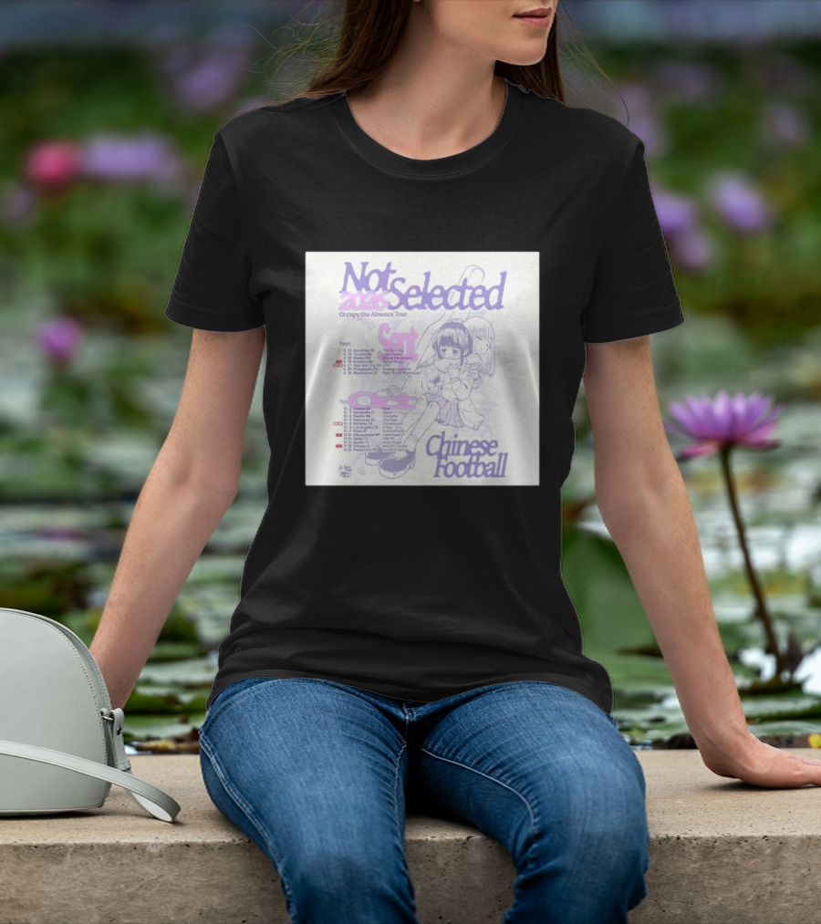 Not Selected 2026 Occupy The Absence Tour Chinese Football Anime T-Shirt