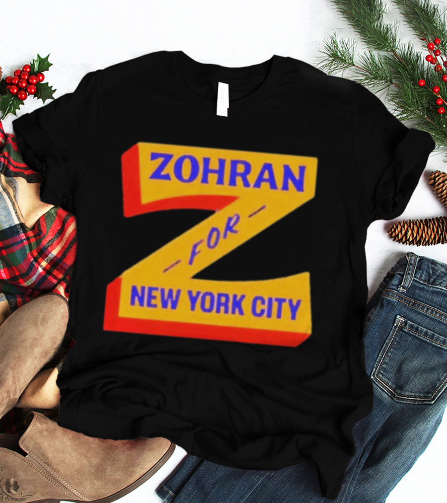 Zohran Mamdani 2025 Z For New York City T-Shirt