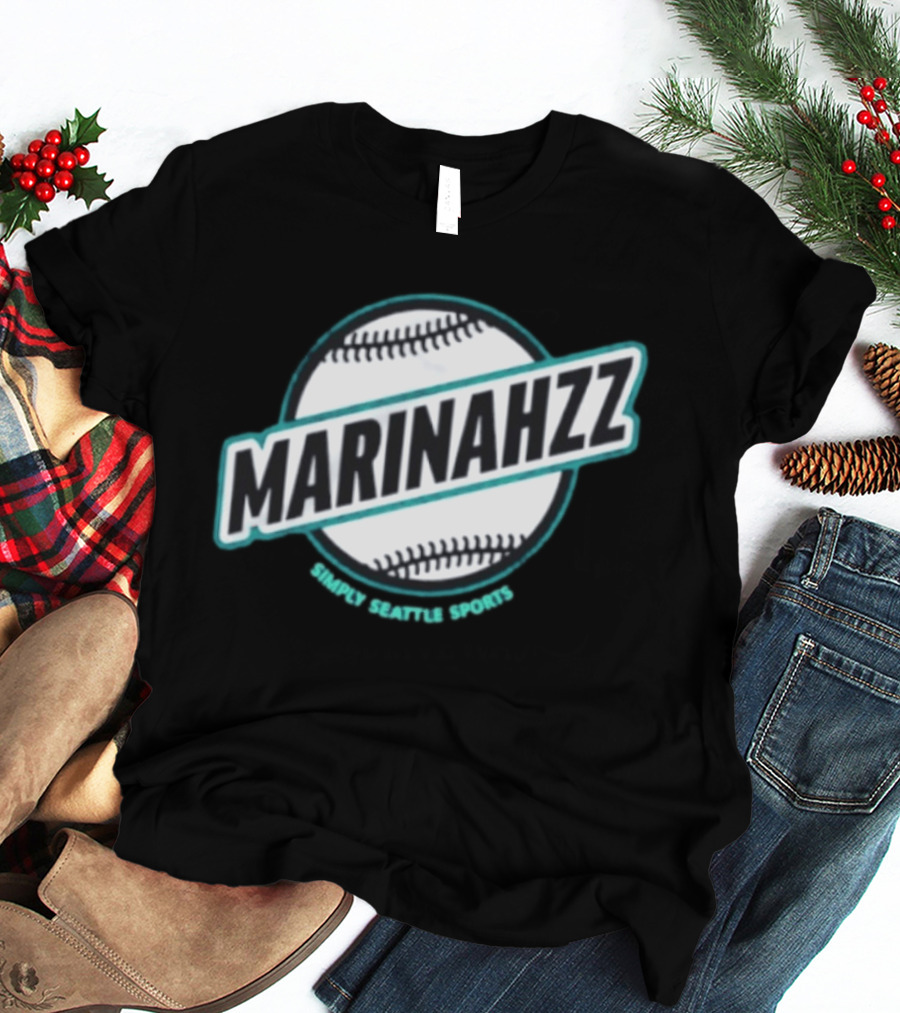 Marinahzz Simply Seattle Mariners Sports Baseball T-Shirt