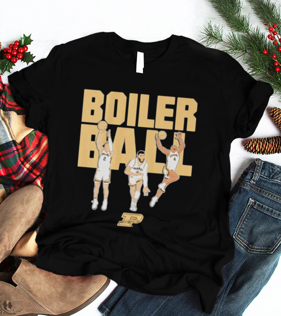 Braden Smith Fletcher Loyer Trey Kaufman Renn Purdue Basketball Boiler Ball T-Shirt