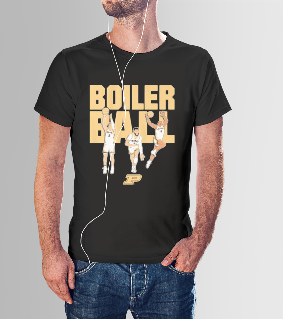 Braden Smith Fletcher Loyer Trey Kaufman Renn Purdue Basketball Boiler Ball T-Shirt