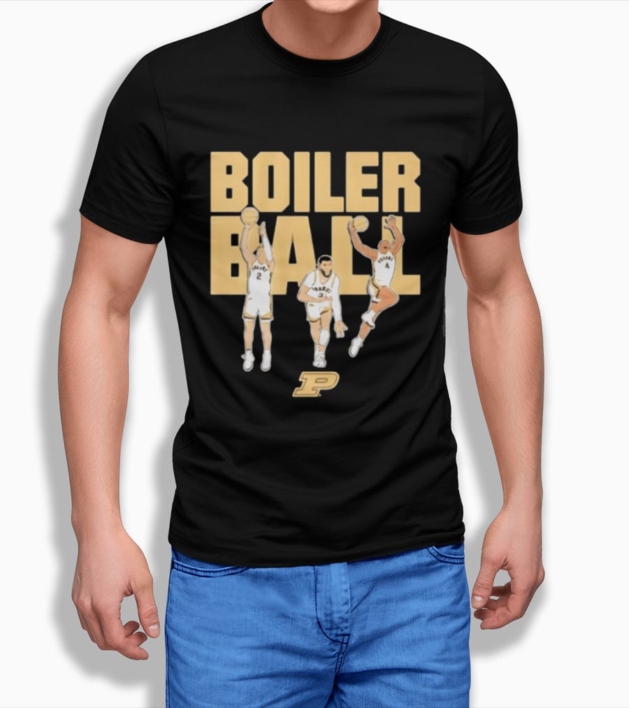 Braden Smith Fletcher Loyer Trey Kaufman Renn Purdue Basketball Boiler Ball T-Shirt