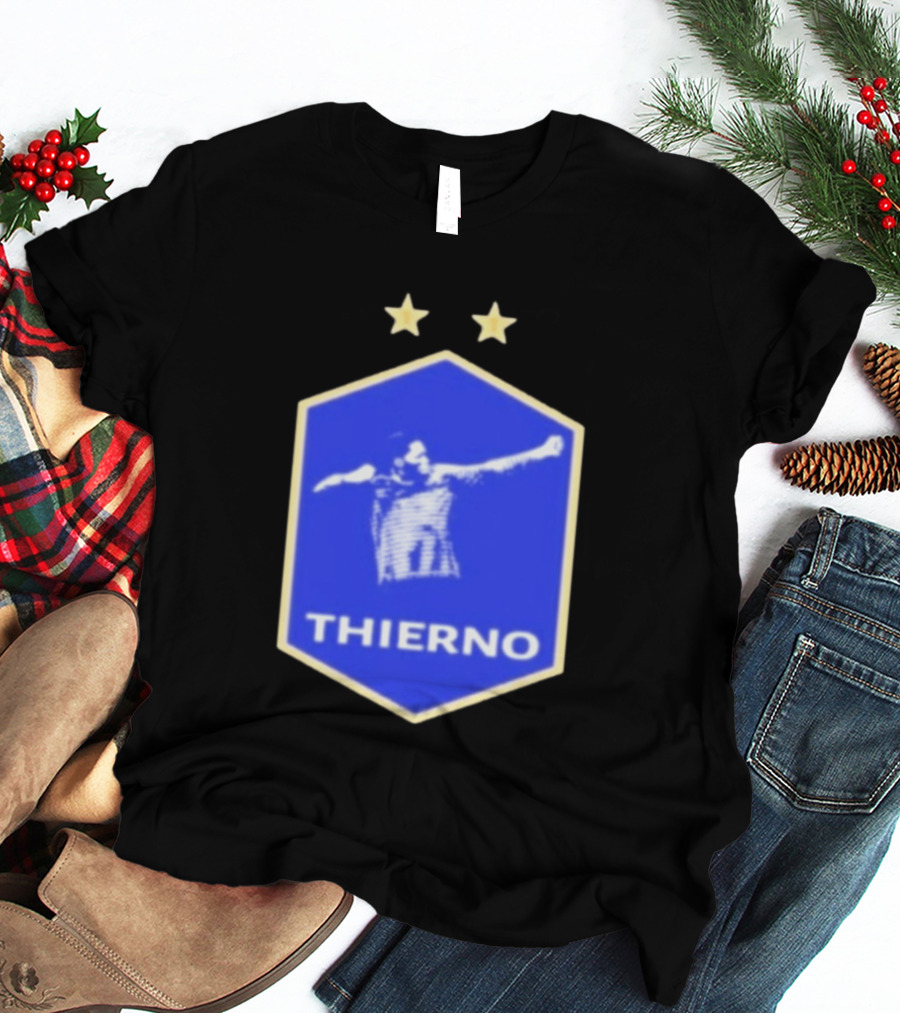 Thierno Barry Everton FC Two Stars Blue Crest T-Shirt