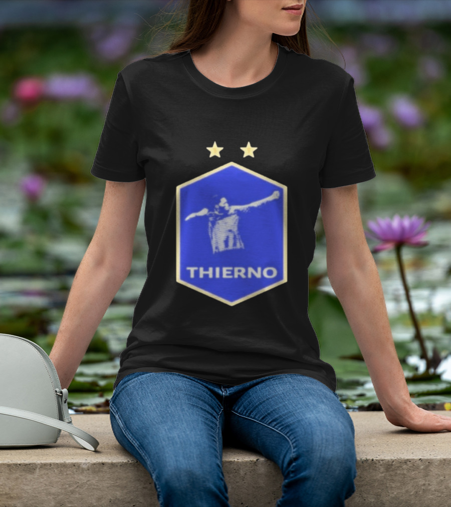 Thierno Barry Everton FC Two Stars Blue Crest T-Shirt