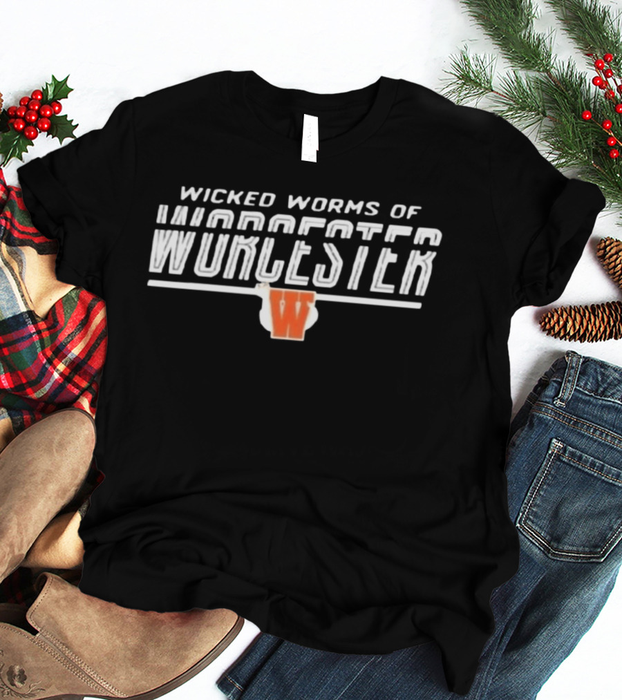 Trendy Worcester Red Sox Wicked Worms Burnt Orange Worcester T-Shirt