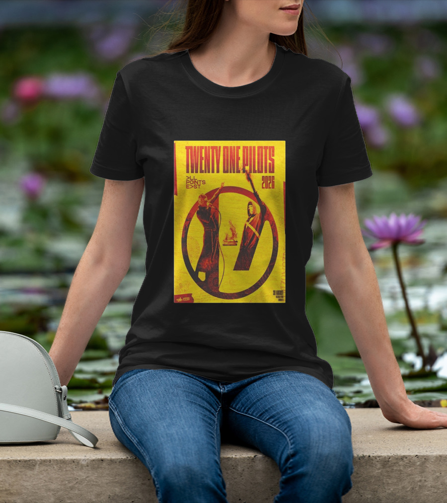 Twenty One Pilots All Points East 2026 Victoria Park London August 30 Tour T-Shirt