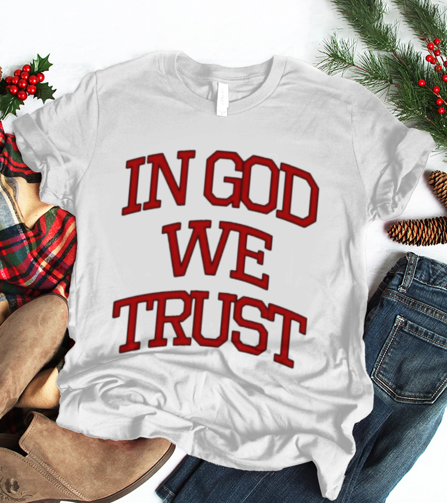 In God We Trust Bold Red T-Shirt