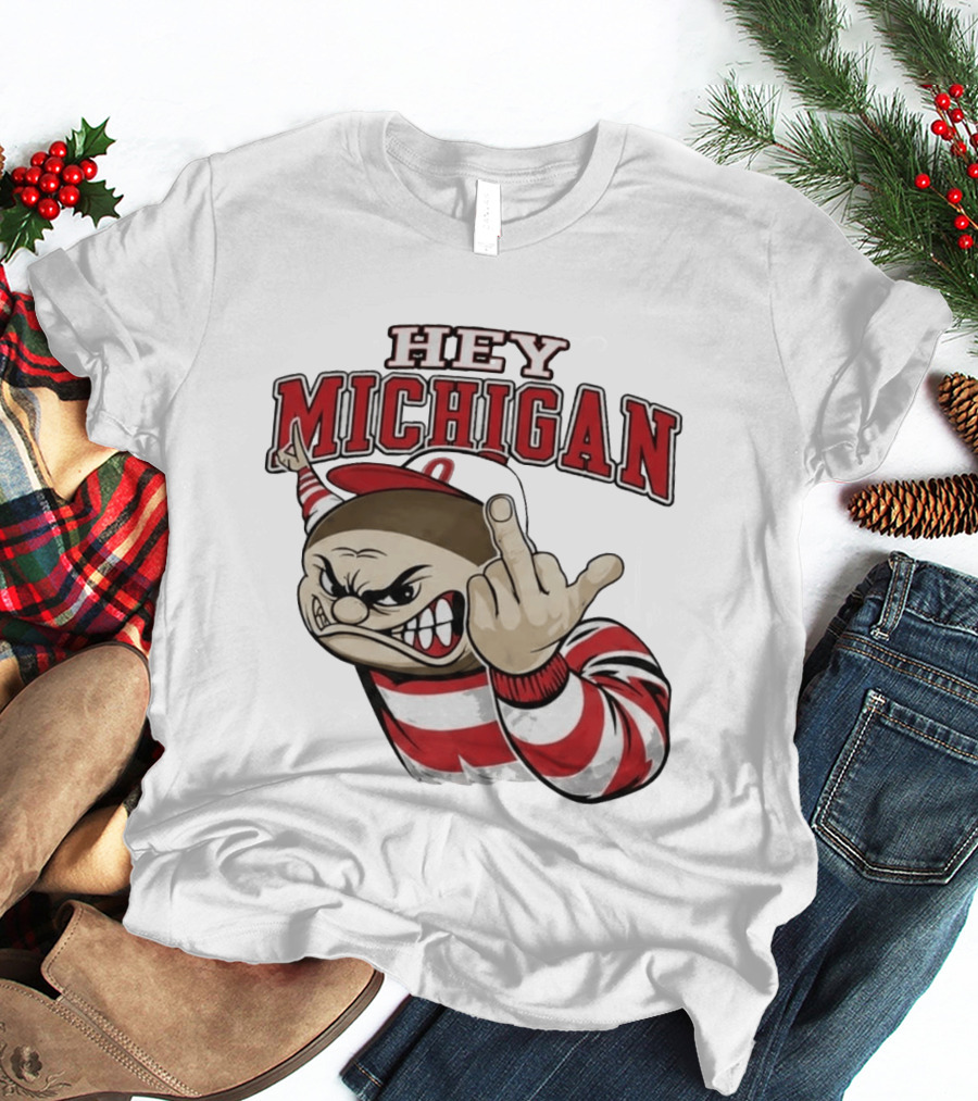 Ishowspeed Hey Michigan Football Rivalry Fan T-Shirt