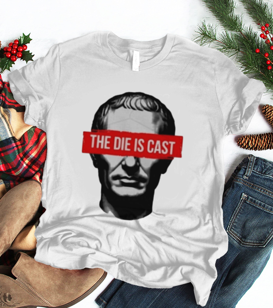 Julius Caesar The Die Is Cast Roman Historical Bust T-Shirt
