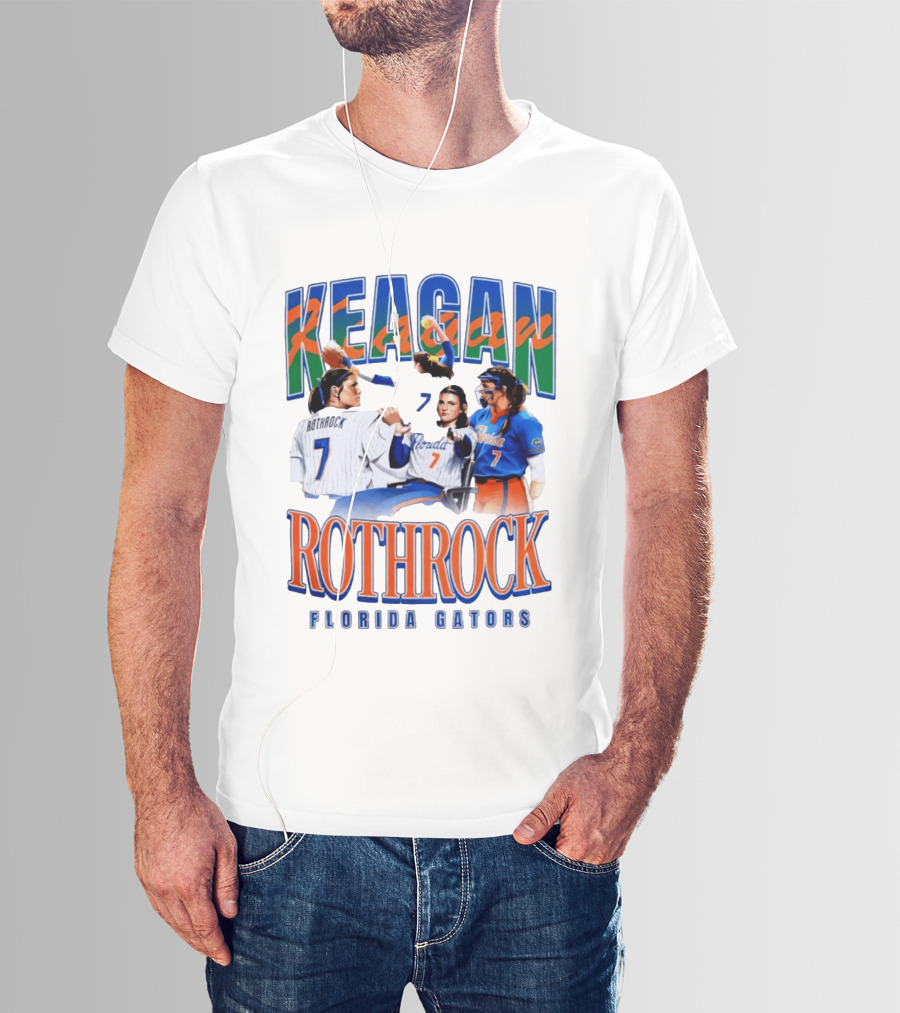 Keagan Rothrock Florida Gators Rothrock 7 Baseball Softball Athlete T-Shirt