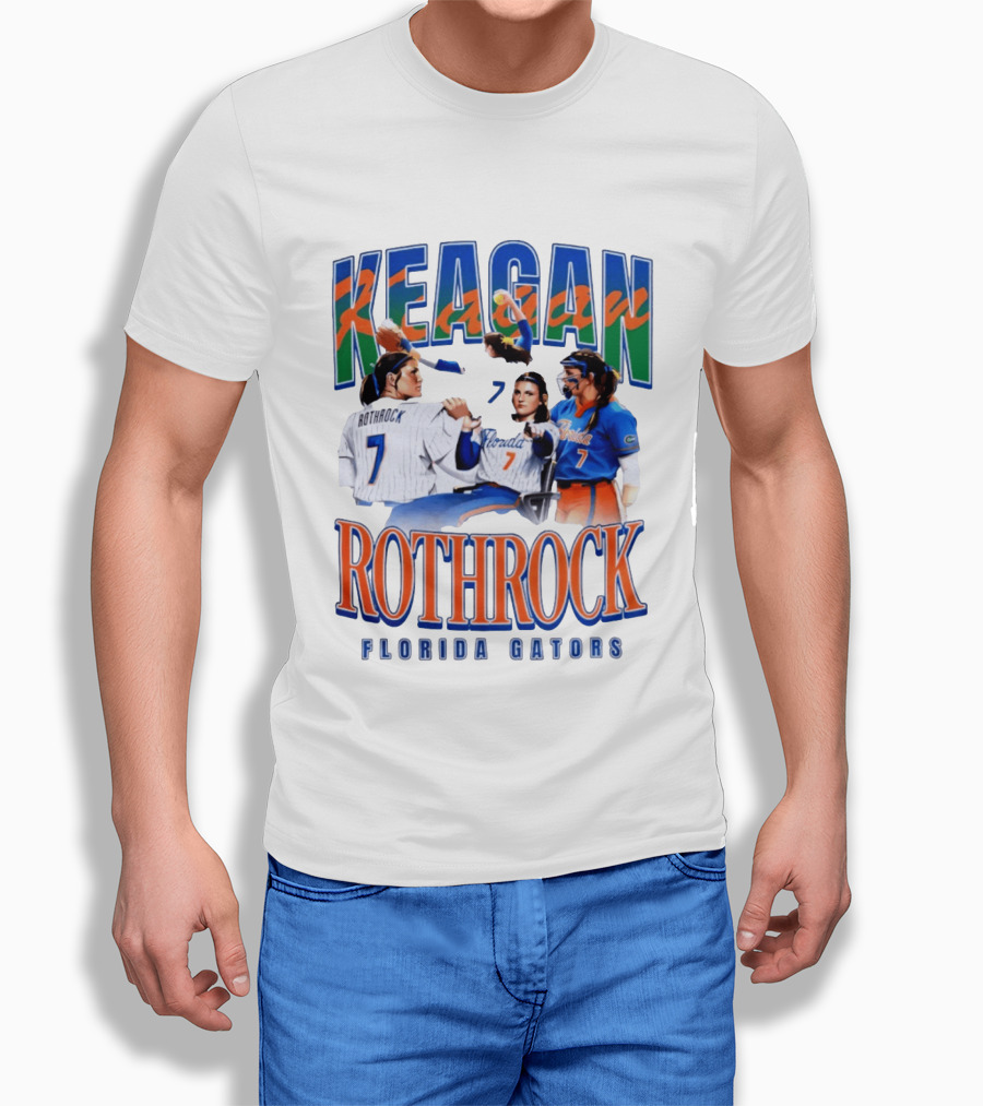 Keagan Rothrock Florida Gators Rothrock 7 Baseball Softball Athlete T-Shirt