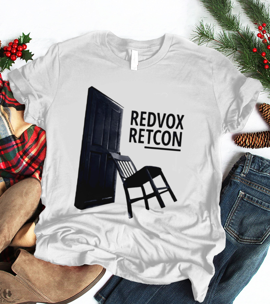 Red Vox Retcon Album Door And Chair T-Shirt