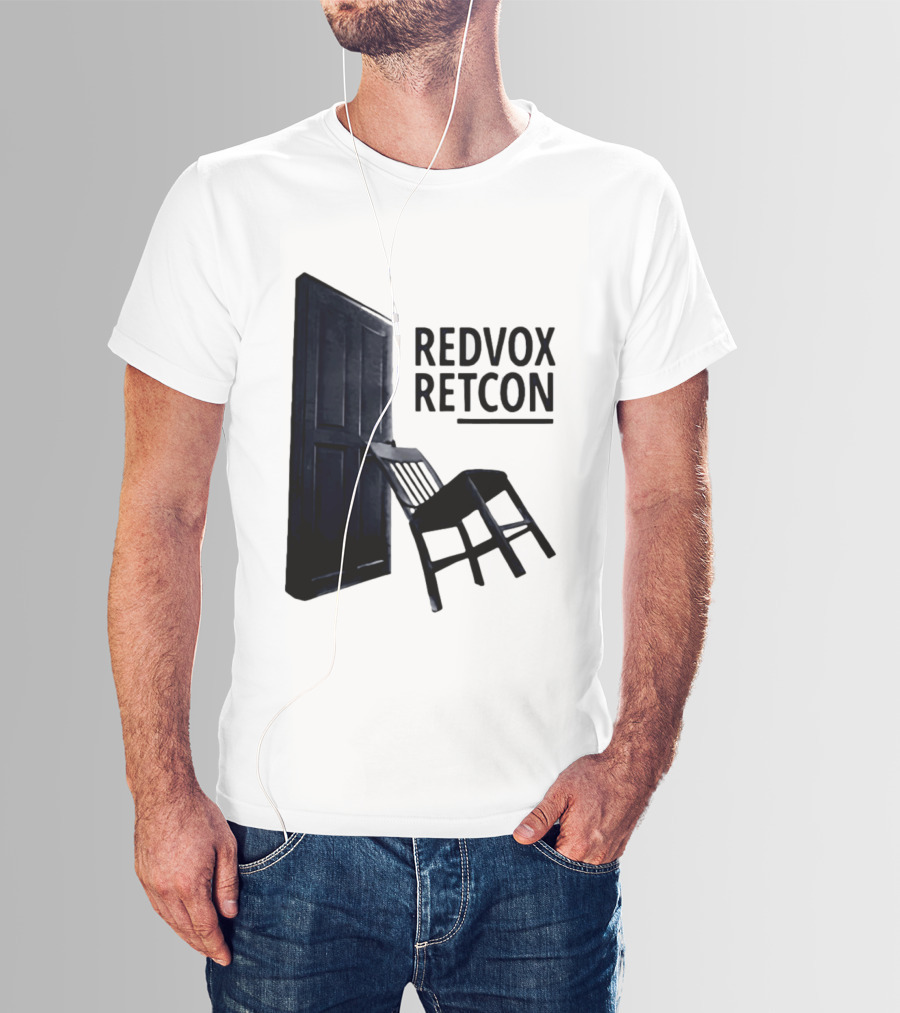 Red Vox Retcon Album Door And Chair T-Shirt