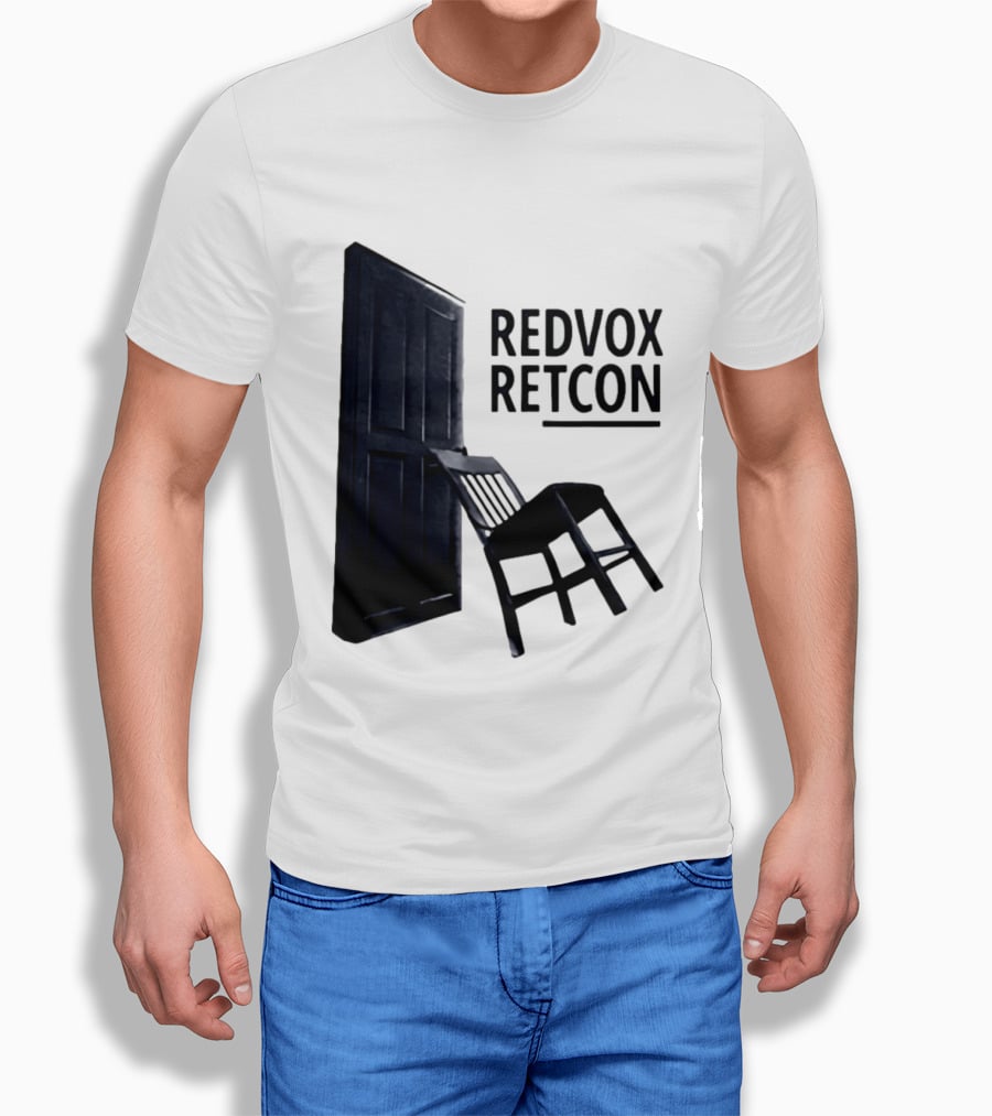 Red Vox Retcon Album Door And Chair T-Shirt