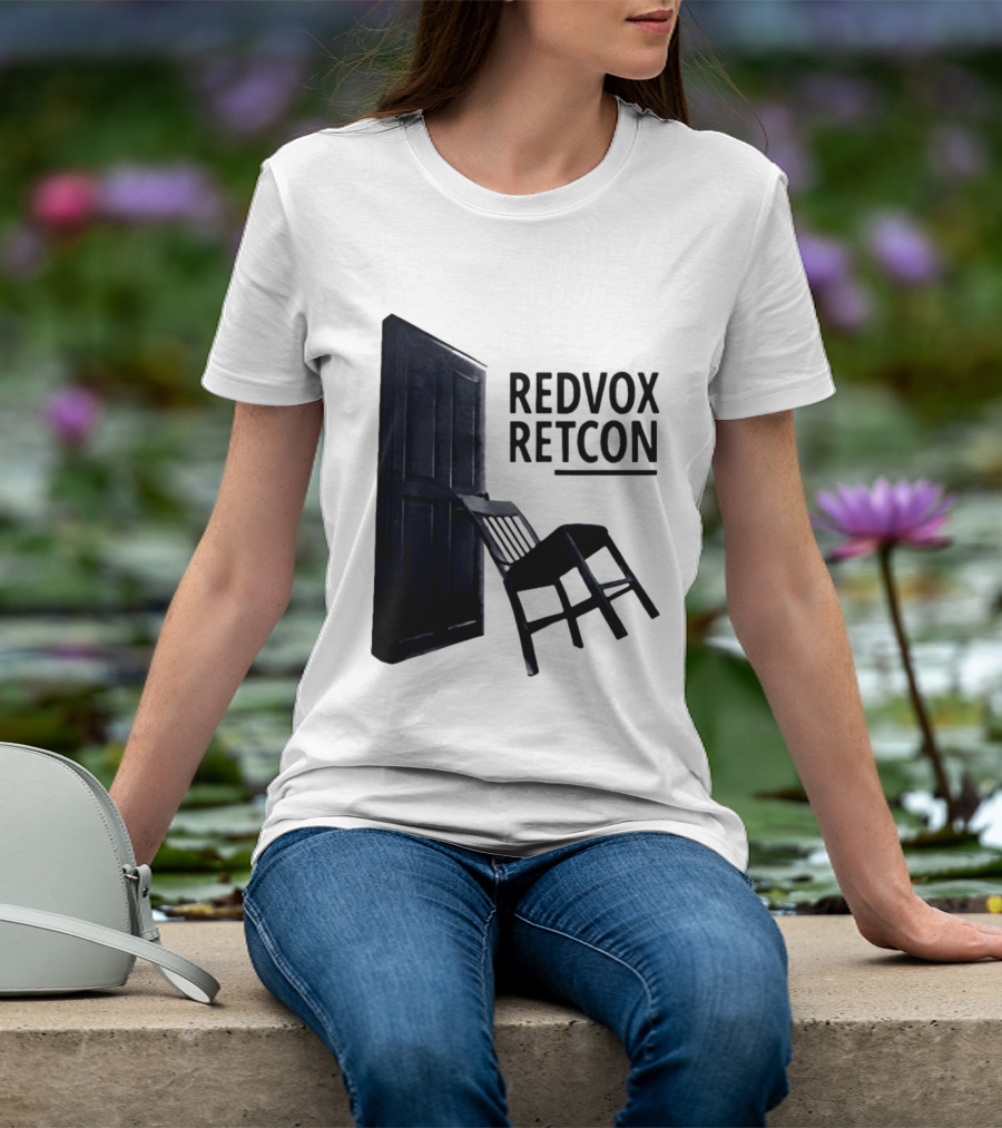 Red Vox Retcon Album Door And Chair T-Shirt