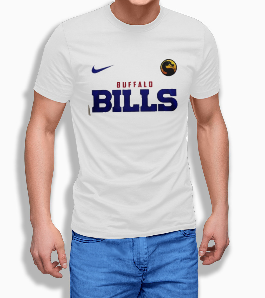 Nike Sub Zero Buffalo Bills Mortal Kombat Crossover Freeze Your Soul T-Shirt