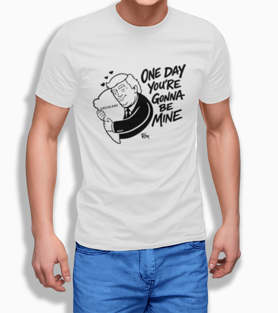 One Day Youre Gonna Be Mine Trump Hugging Pillow Hearts T-Shirt