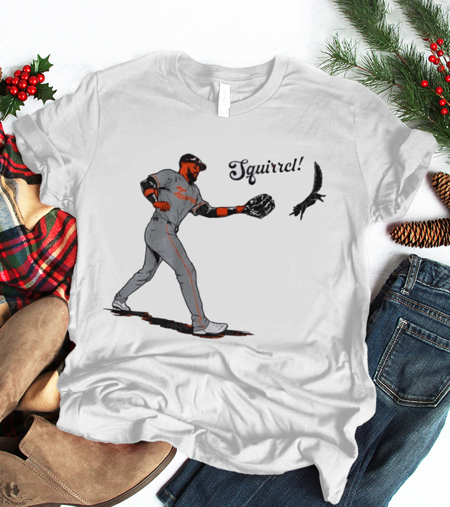 Tavares Squirrel Baltimore Orioles Baseball Moment Sports T-Shirt