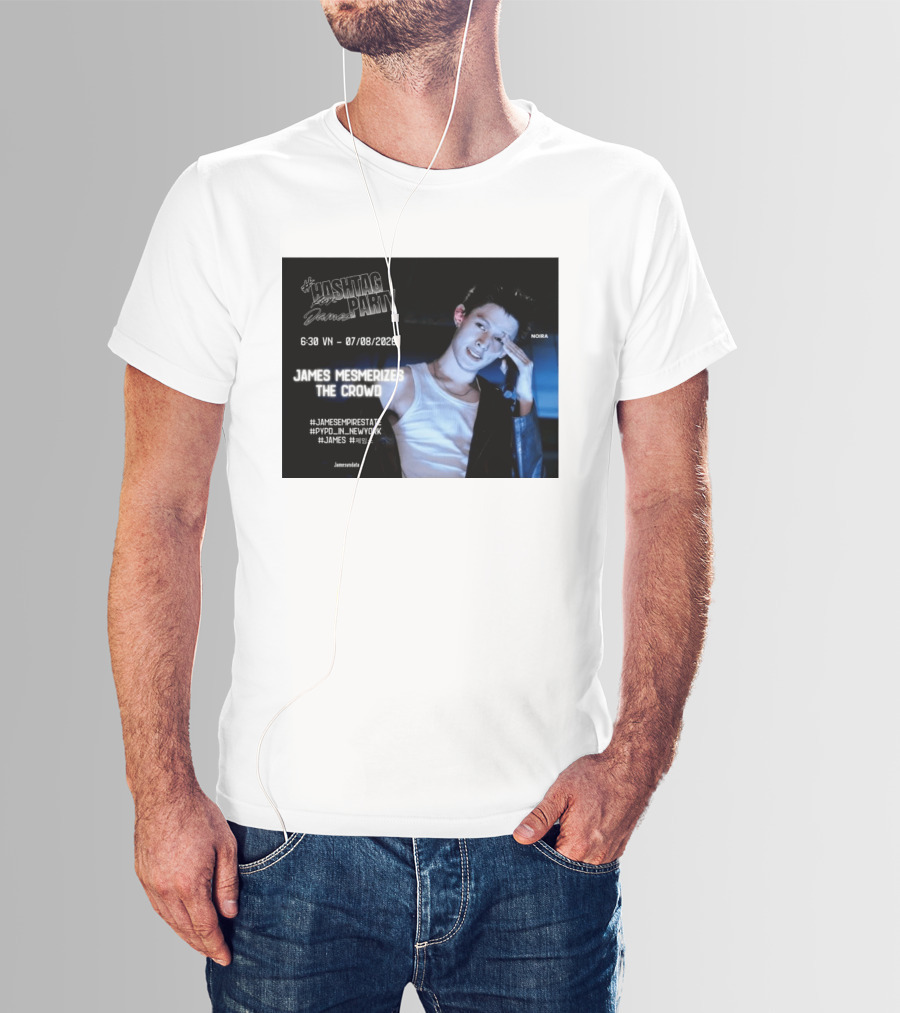 Hashtag Party With James PYPD Tour New York Crowd Mesmerized 07/08/2026 T-Shirt