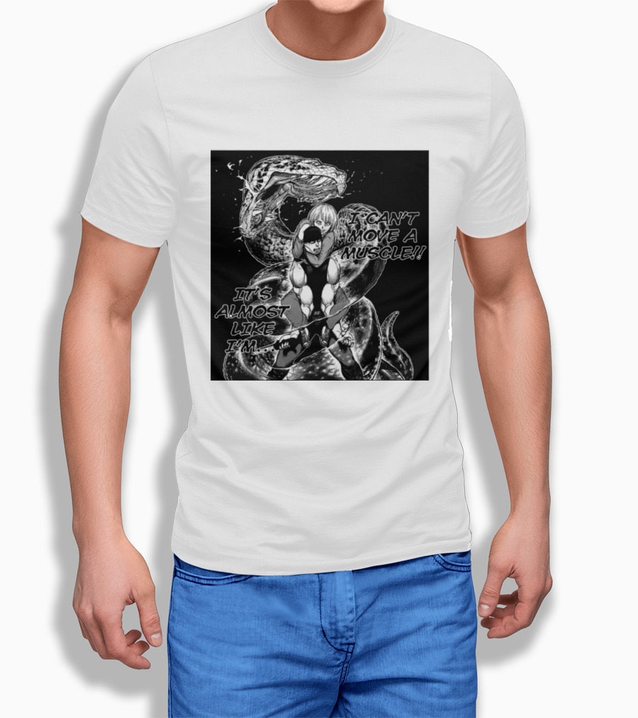 I Can't Move A Muscle It's Almost Like I'm Imai Cosmo Manga Snake Scene T-Shirt