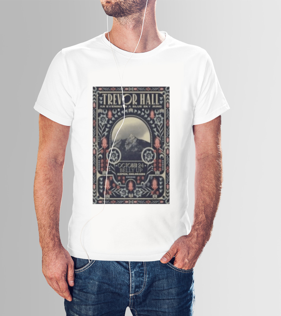 Trevor Hall An Evening In A Blue Sky Mind At Belly Up Aspen Colorado October 24 2025 T-Shirt