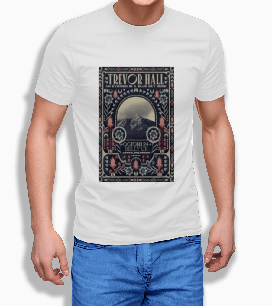 Trevor Hall An Evening In A Blue Sky Mind At Belly Up Aspen Colorado October 24 2025 T-Shirt