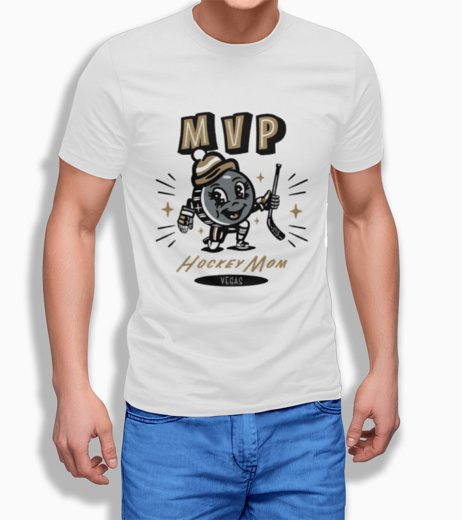 Original Vegas Golden Knights MVP Hockey Mom 2025 T-Shirt