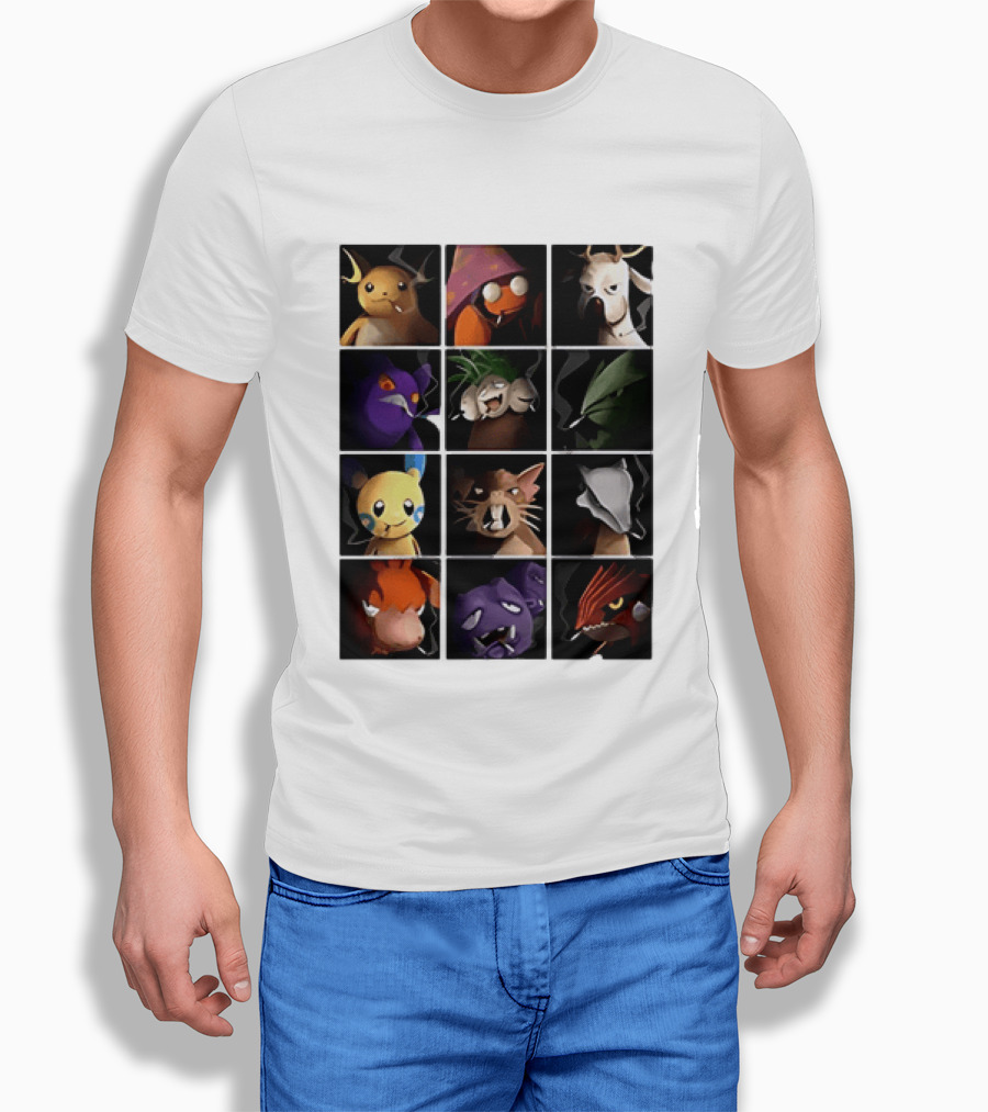 Pokemon Characters It Looks Just As Stupid When You Do It Smoking T-Shirt