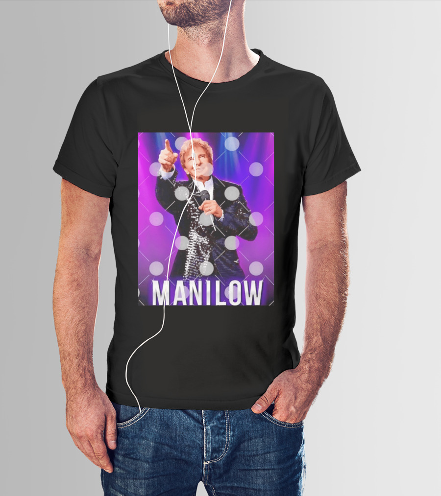 Barry Manilow Starry Stage Performance Concert T-Shirt