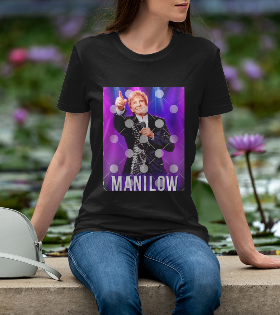 Barry Manilow Starry Stage Performance Concert T-Shirt