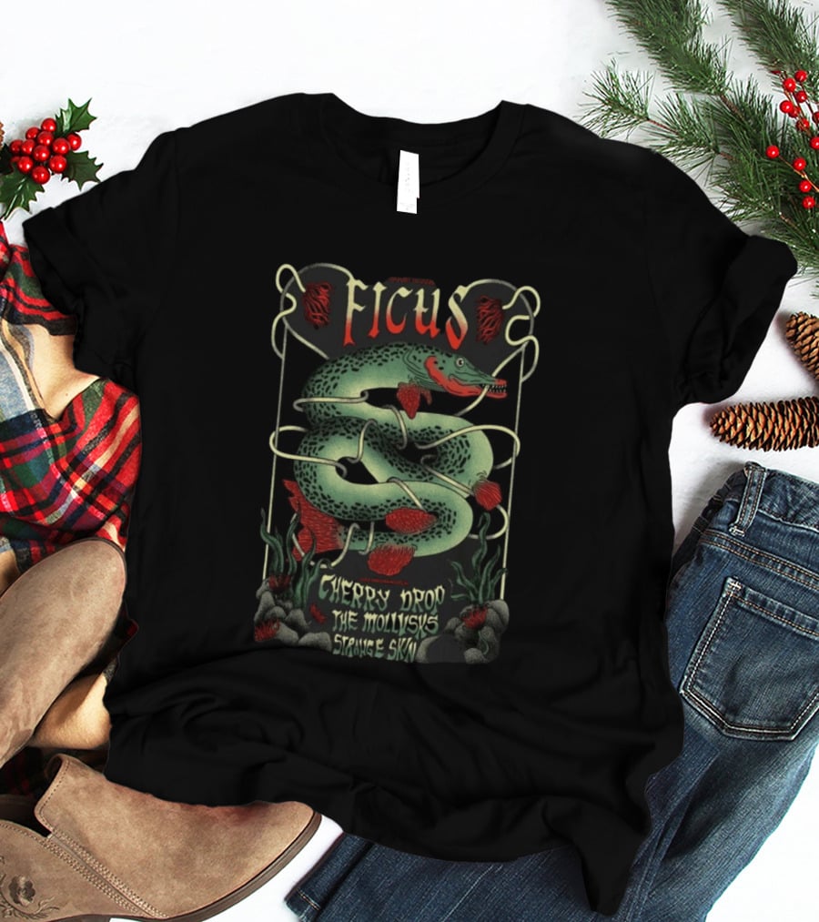 Ficus Cherry Drop The Mollusk's Strange Skin Aug 15 2026 Grand Rapids MI T-Shirt