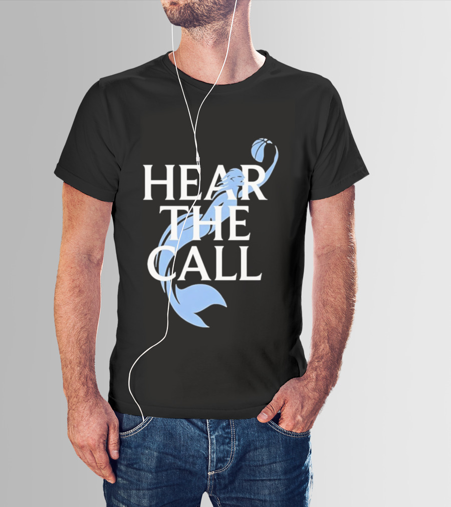 Hear The Call Mermaid Basketball Sports T-Shirt