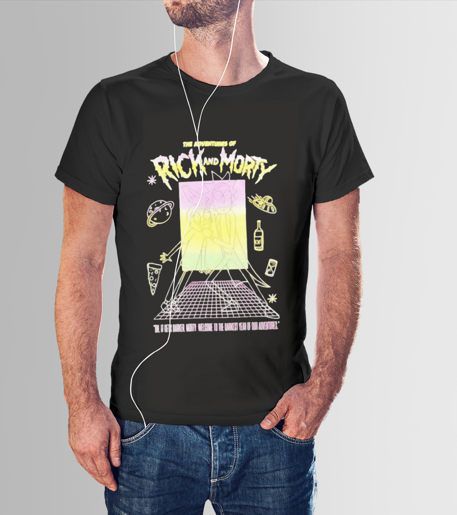 The Adventures Of Rick And Morty Welcome To The Darkest Year Of Our Adventures T-Shirt