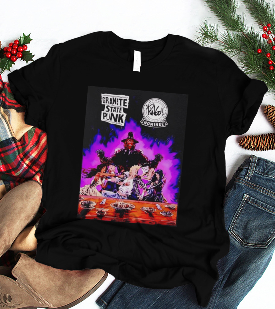 Granite State Punk Mike Wieringo Comic Book Industry Awards Nominee Vibrant Comic T-Shirt