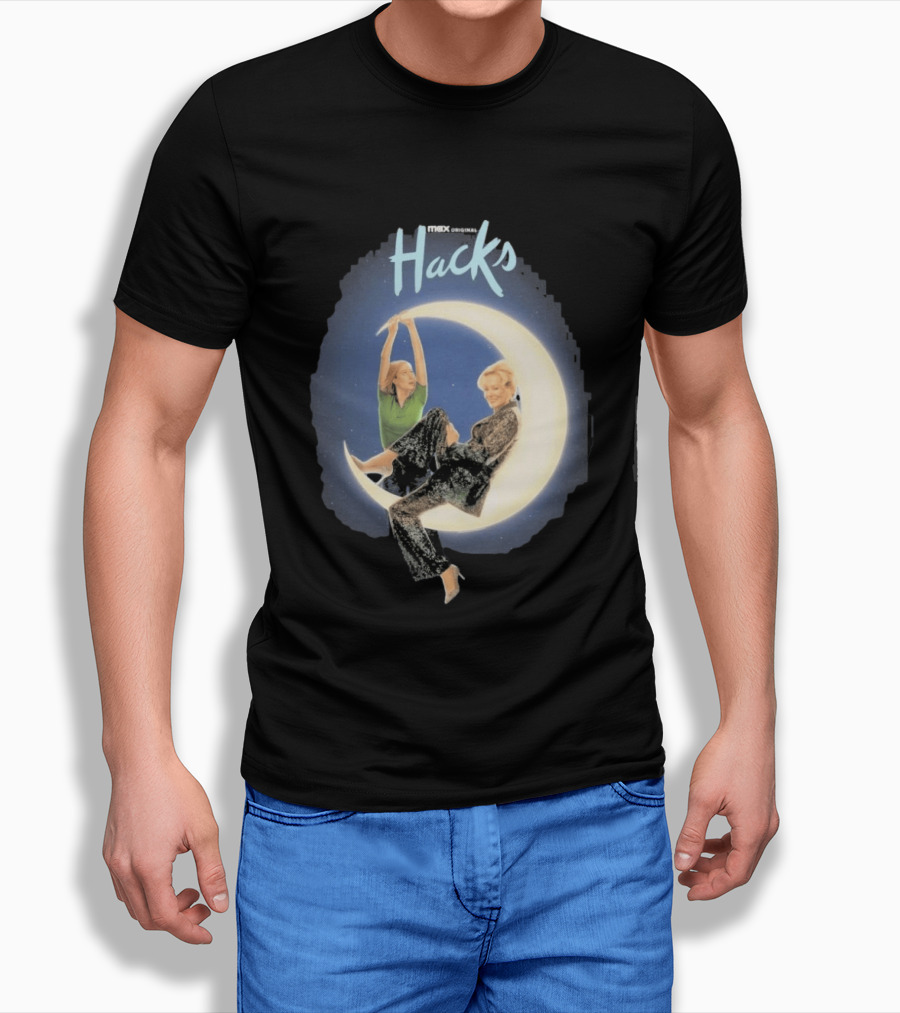 Max Original Hacks Crescent Moon Scene T-Shirt