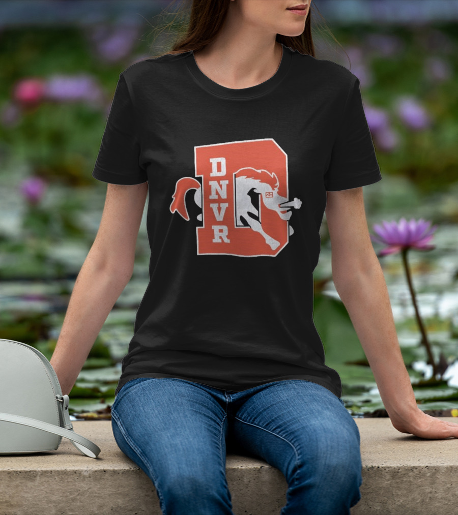 DNVR Denver Broncos Retro Horse Head T-Shirt