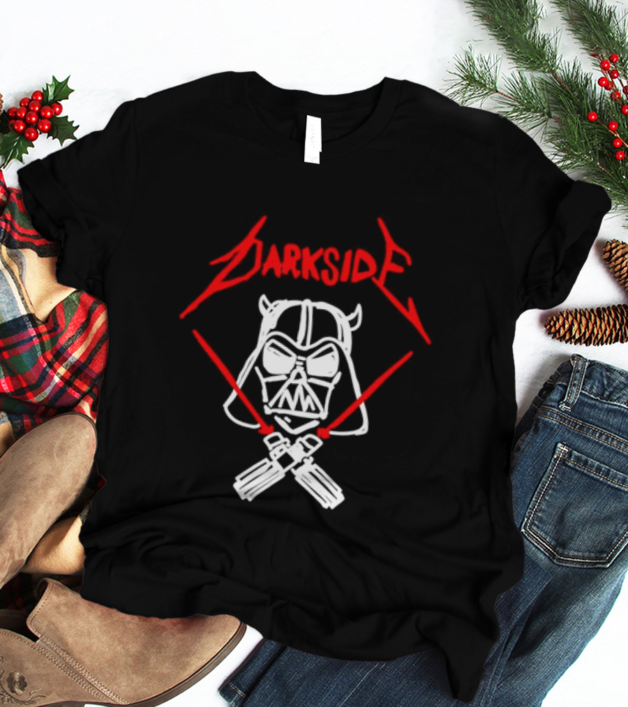 Darth Vader Join The Dark Side Metal Crossover Darkside Zwrocle Lightsabers T-Shirt