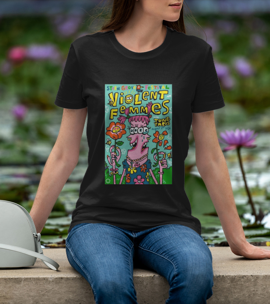 Stern Grove Festival Violent Femmes Tune Yards August 2 2026 San Francisco T-Shirt