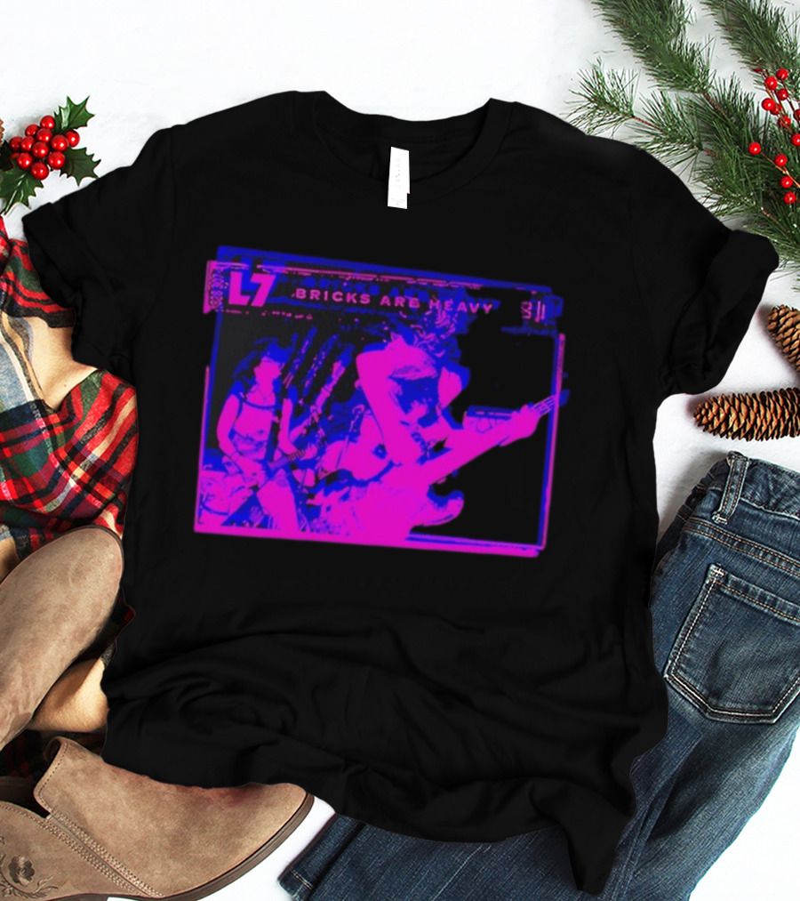 L7 Bricks Are Heavy Band Grunge Alternative Rock Album Cover T-Shirt