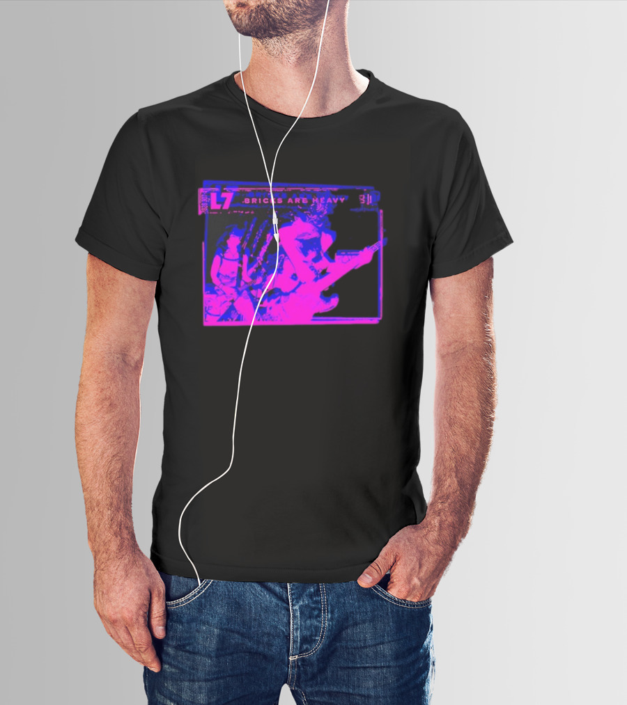 L7 Bricks Are Heavy Band Grunge Alternative Rock Album Cover T-Shirt