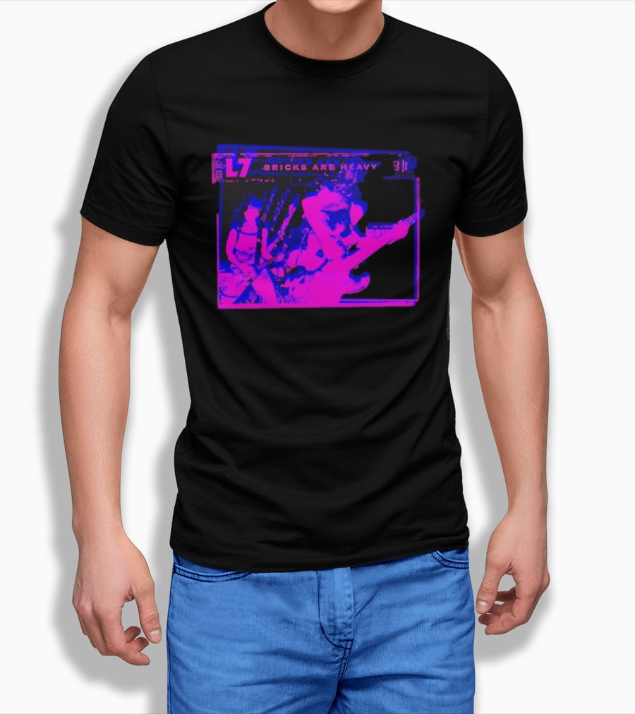 L7 Bricks Are Heavy Band Grunge Alternative Rock Album Cover T-Shirt