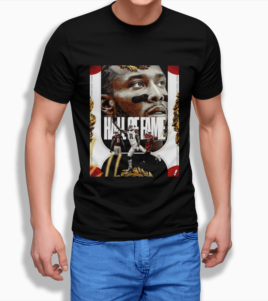 Larry Fitzgerald Hall Of Fame Class Of 2026 Legendary NFL Wide Receiver T-Shirt