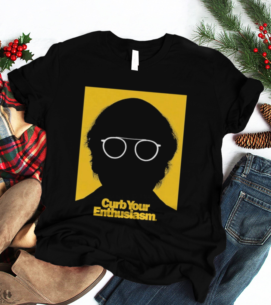 Curb Your Enthusiasm Larry David Silhouette Glasses T-Shirt