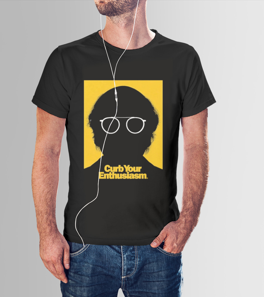 Curb Your Enthusiasm Larry David Silhouette Glasses T-Shirt