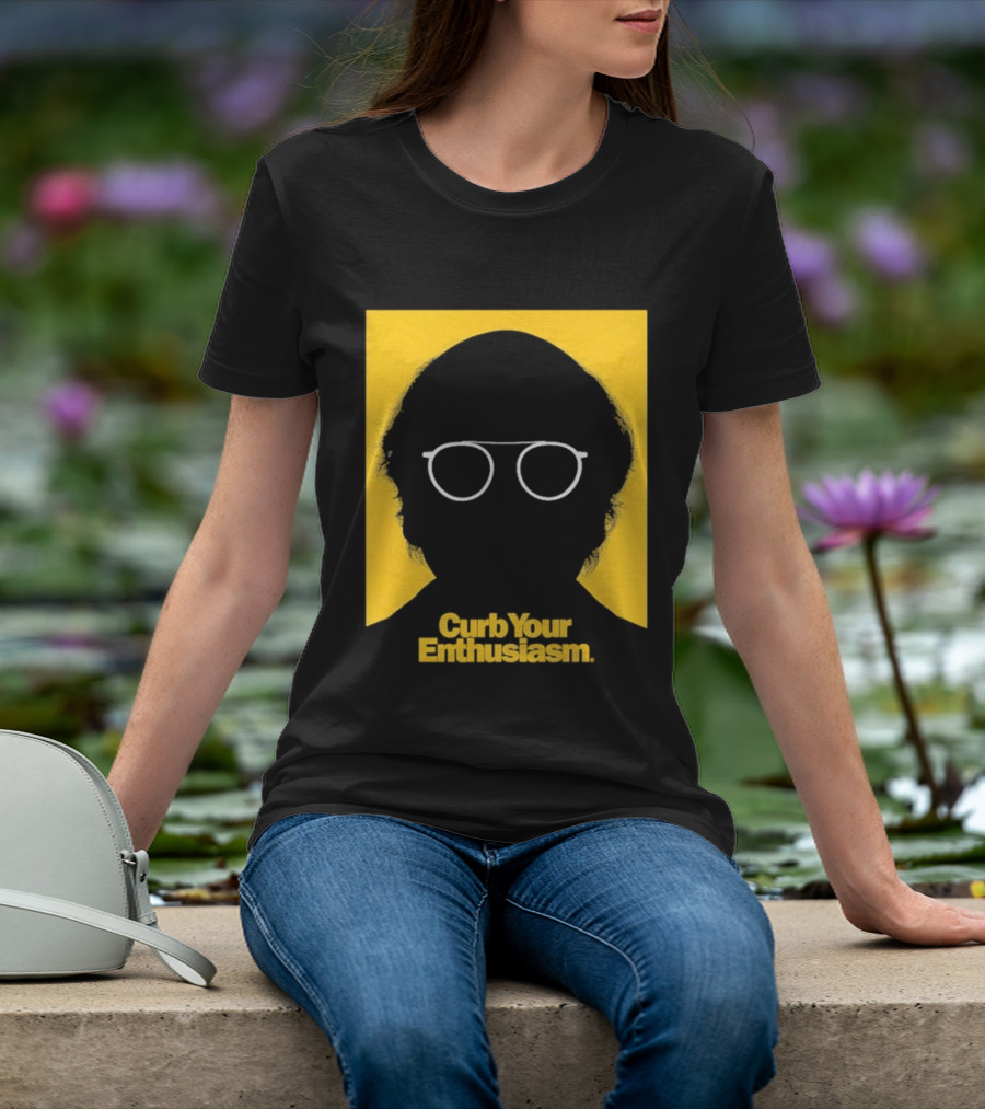 Curb Your Enthusiasm Larry David Silhouette Glasses T-Shirt