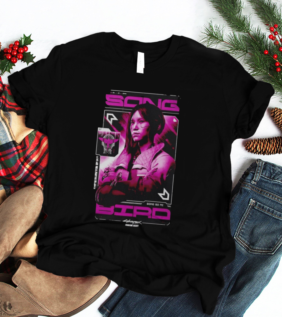 Songbird Song So Mi Cyberpunk 2077 Phantom Liberty T-Shirt