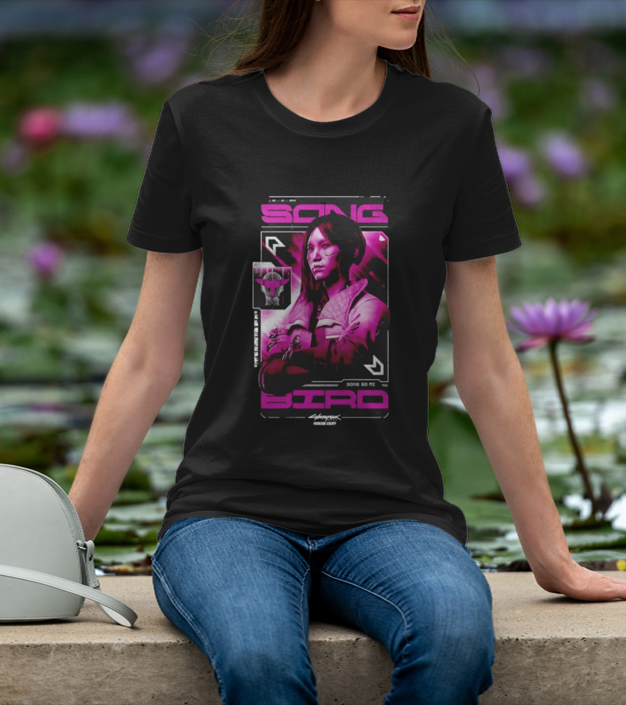 Songbird Song So Mi Cyberpunk 2077 Phantom Liberty T-Shirt